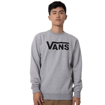 Blusão de Moletom Vans Classic Crew Ll - Masculino - Foto 2