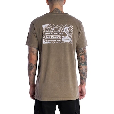 Camiseta Rvca Snake Control - Masculina - Foto 2