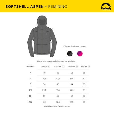 Jaqueta com Capuz Kailash Softshell Aspen - Feminina - Foto 3