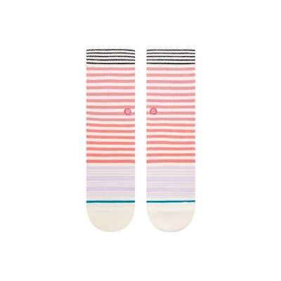 Meia Cano Alto Stance Sunshine Stripe - Infantil - Foto 2