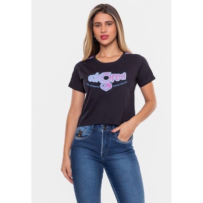 Blusa Cropped Ecko Lary - Feminina - Foto 1