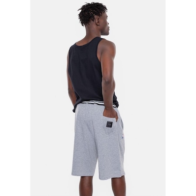 Bermuda De Moletom NBA Over Chicago Bulls - Masculina - Foto 2