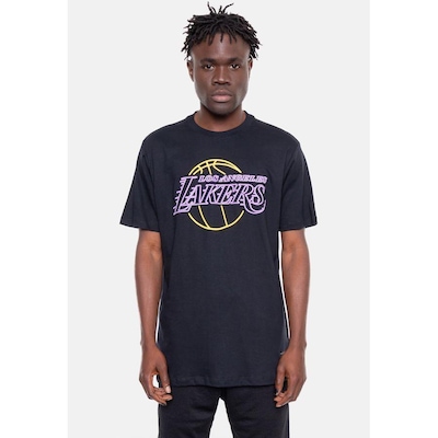 Camiseta Nba Logo Sign Los Angeles Lakers Nba - Masculina - Foto 1
