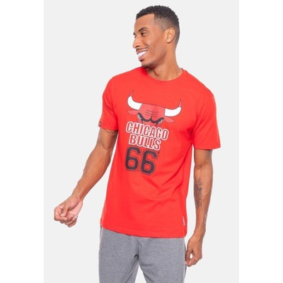 Camiseta NBA Half Logo Chicago Bulls NBA - Masculina - Foto 4