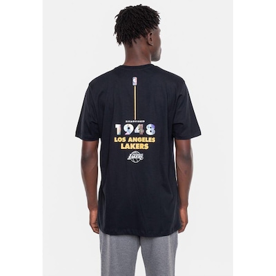 Camiseta Nba Oil Color Los Angeles Lakers Nba - Masculina - Foto 2