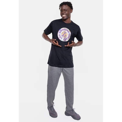 Camiseta Nba Oil Color Los Angeles Lakers Nba - Masculina - Foto 5