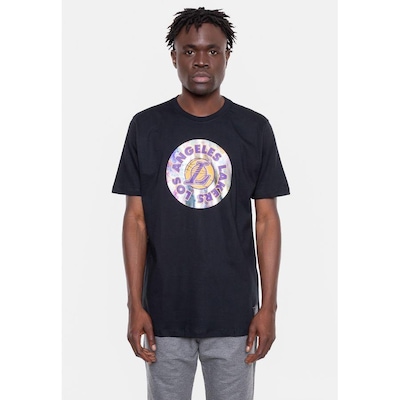 Camiseta Nba Oil Color Los Angeles Lakers Nba - Masculina - Foto 1