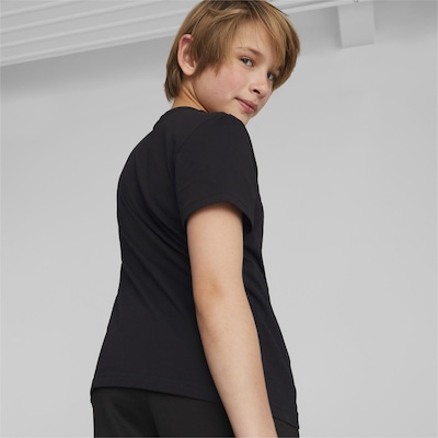 Camiseta Puma Essentials Logo - Infantil - Foto 4