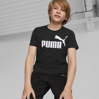 Camiseta Puma Essentials Logo - Infantil - Foto 1