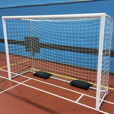 Rede para Trave Gismar Redes Futsal Fio 4 Caixote Nylon Futebol de Salão - Par - Foto 5