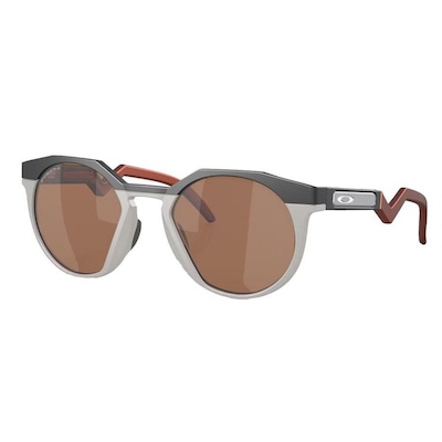 Óculos de Sol Unissex Oakley Hstn Matte Carbon Prizm Tungsten - Foto 1