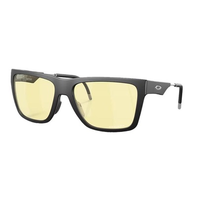 Óculos de Sol Unissex Oakley Nxtlvl Gaming Collection Satin Black Prizm Gaming - Foto 1