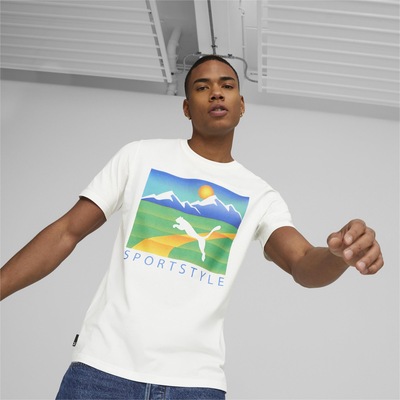 Camiseta Puma Outdoor Cat Graphic - Masculina - Foto 3