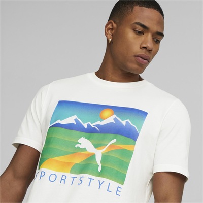 Camiseta Puma Outdoor Cat Graphic - Masculina - Foto 5
