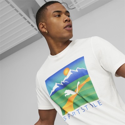 Camiseta Puma Outdoor Cat Graphic - Masculina - Foto 1