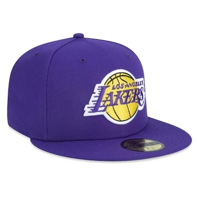 Boné Aba Reta New Era 5950 Los Angeles Lakers - Fechado - Adulto - Foto 3