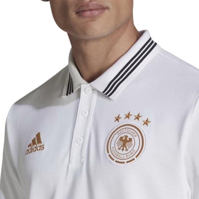 Camisa Polo da Alemanha adidas Dna - Masculina - Foto 3