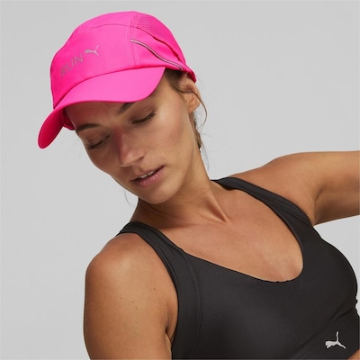 Boné Puma Aba Curva Strapback Lightweight Runner Cap - Adulto - Foto 4