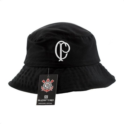 Chapéu Bucket do Corinthians Supercap Bordado - Adulto - Foto 1