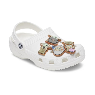 Jibbitz Crocs Grogu Pack Com 5 Peças - Unissex - Foto 2