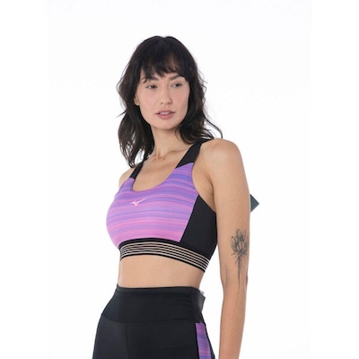 Top Fitness Mizuno High - Feminino - Foto 1