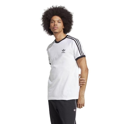 Camiseta adidas Originals Manga Curta 3 Stripes - Foto 1