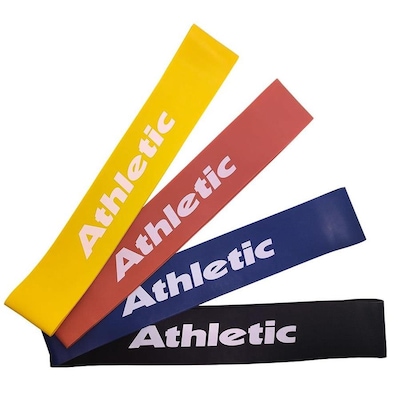 Kit de Faixas Elásticas Athletic Resistência - 4 Tensões - Foto 3