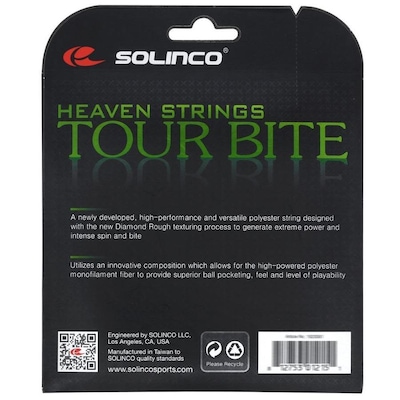 Corda Solinco Tour Bite Diamond Rough 16L 1.25mm Set Individual - Foto 3