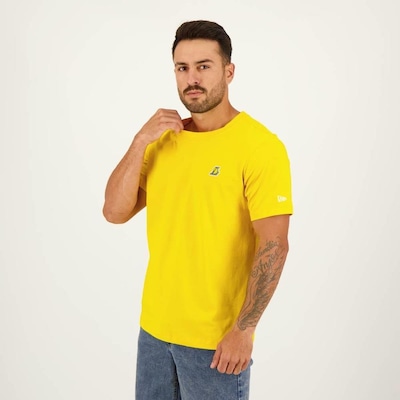 Camiseta New Era Nba Los Angeles Lakers Core - Masculina - Foto 2