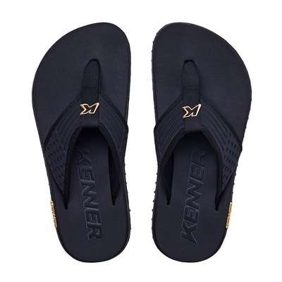 Chinelo Kenner Novo Kivah Dots Gold - Masculino - Foto 1
