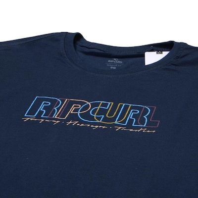 Camiseta Rip Curl Big Front Repeater - Masculina - Foto 3