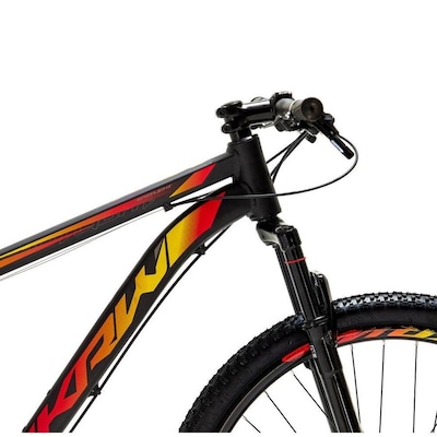 Bicicleta Aro 29 Krw Alumínio - Freio a Disco Suspensão Dianteira Mountain Bike S1 - 24 Velocidades - Adulto - Foto 5