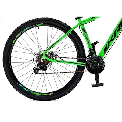 Bicicleta Aro 29 Krw Alumínio - Freio a Disco Suspensão Dianteira Mountain Bike S1 - 24 Velocidades - Adulto - Foto 3