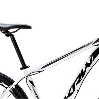 Bicicleta Aro 29 Krw Alumínio - Freio Hidráulico Suspensão Dianteira Mountain Bike S8 - 27 Velocidades - Adulto - Foto 4