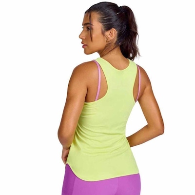 Camiseta Regata Alto Giro Skin Fit Inspiracional - Feminina - Foto 2
