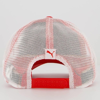 Boné Aba Curva Puma Scuderia Ferrari Sptwr Race Trucker - Snapback - Adulto - Foto 3