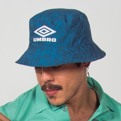 Chapéu Bucket Umbro Dupla-Face Diamond Bright - Adulto - Foto 1
