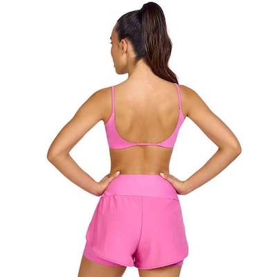 Shorts Alto Giro Bahamas Elastic Transpas - Feminino - Foto 2
