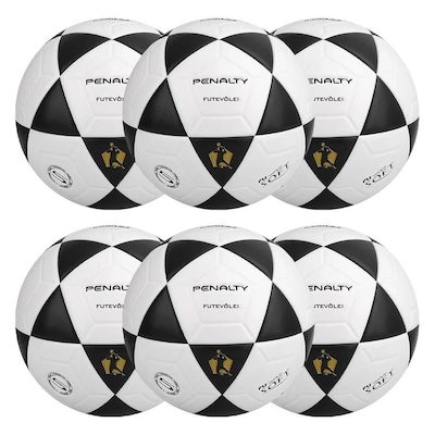 Kit de Bolas de Futevôlei Penalty Altinha Xxi - 6 Unidades - Foto 1