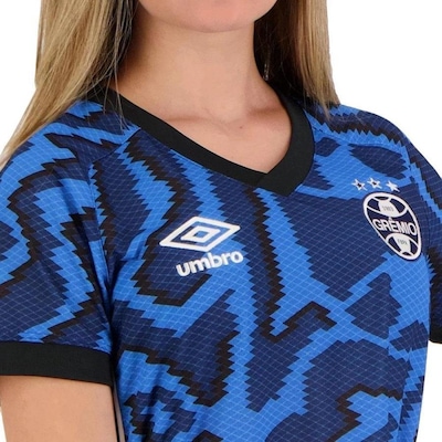 Camisa do Grêmio Of. 3 2021 Torcedor Umbro - Feminina - Foto 5