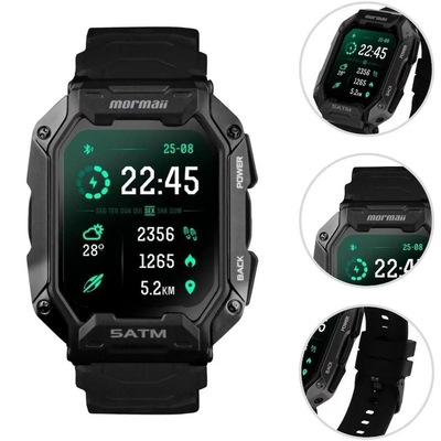 Relógio Mormaii Smartwatch Force Full Display - Unissex - Foto 2
