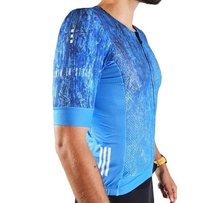 Camisa de Ciclismo Triathlon Mauro Ribeiro Híbrida - Masculina - Foto 4