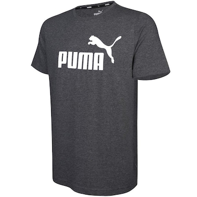 Camiseta Puma Ess Heather Tee - Masculina - Foto 3