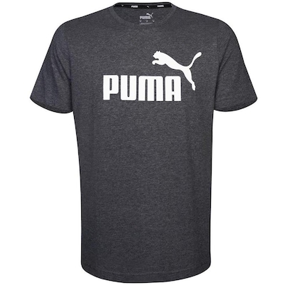 Camiseta Puma Ess Heather Tee - Masculina - Foto 1