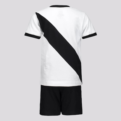 Kit Uniforme do Vasco da Gama Retromania Retrô 1948 - Infantil - Foto 2