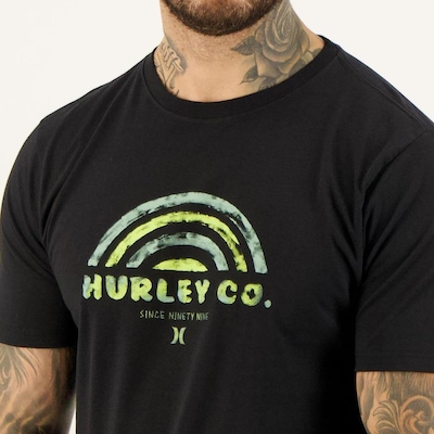 Camiseta Hurley Aqua - Masculina - Foto 4