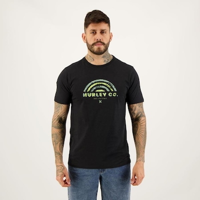 Camiseta Hurley Aqua - Masculina - Foto 1