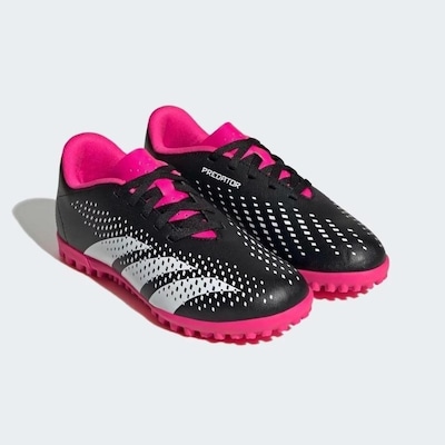 Chuteira Society adidas Predator Accuraccy 4 - Infantil - Foto 4