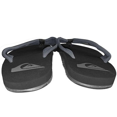 Chinelo Quiksilver Layback Neo Solid - Masculino - Foto 4