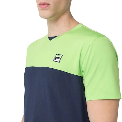 Camiseta Masculina Fila Manga Curta Block - Foto 2